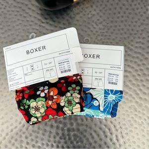 Urban Outfitters Island Print 2 Piece Woven Boxer Bundle